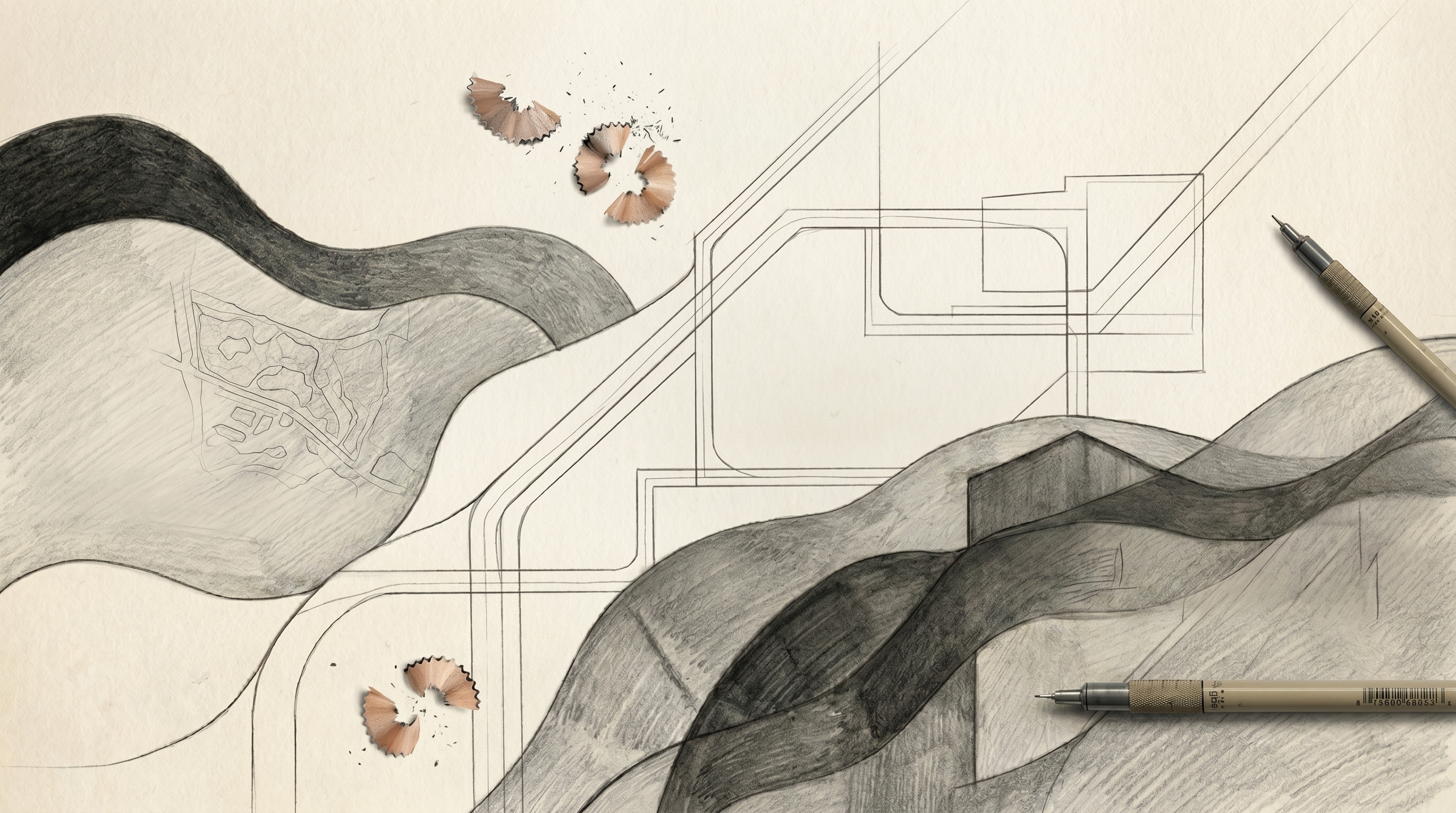 Architectural drawing background